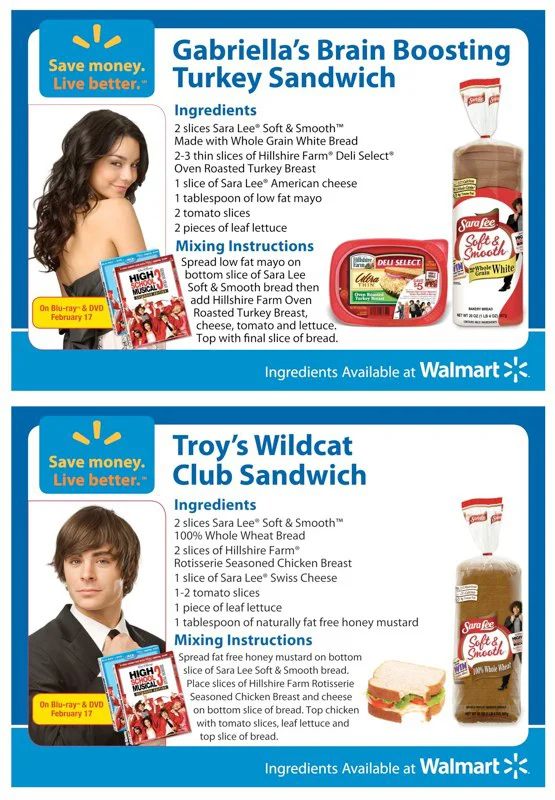 Sara Lee / Hillshire Farm: Recipe Cards