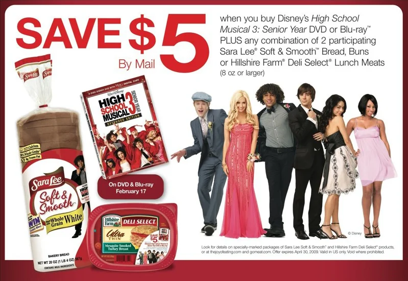 Sara Lee: HSM 3 Promotion – Ad Slick