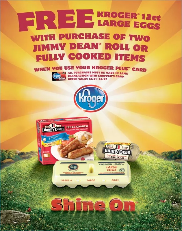 Jimmy Dean: Kroger Store Entrance Sign