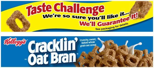 Kellogg's Cracklin' Oat Bran: Lenticular Shelf Strip