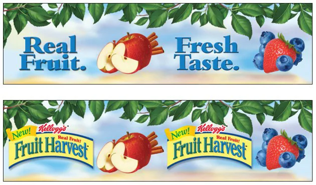 Kellogg's Fruit Harvest: Lenticular Shelf Strip