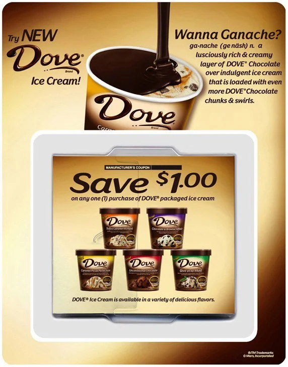 Dove Ice Cream: Offer Dispenser