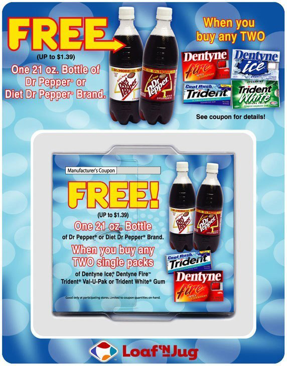 Dr Pepper / Dentyne: Offer Dispenser