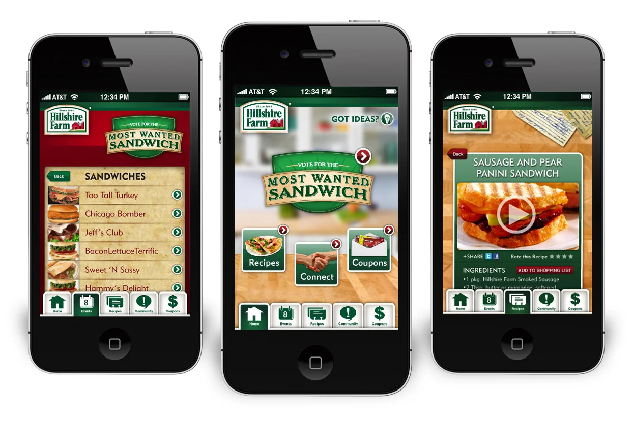 Hillshire Farm: Kitchen Savvy App