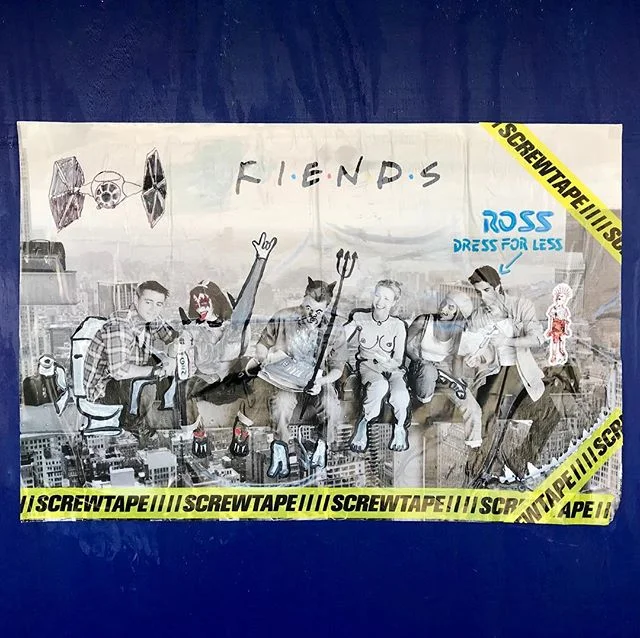 🎶 So no one told you life was gonna be this way 🎶 &ndash; original work posted in Old Town, Chicago &ndash; please tag if you know the artist
.
#friends #fiends #friendstvshow #wheatpaste #poster #sticker #art #stickerart #streetart #oldtown #chica
