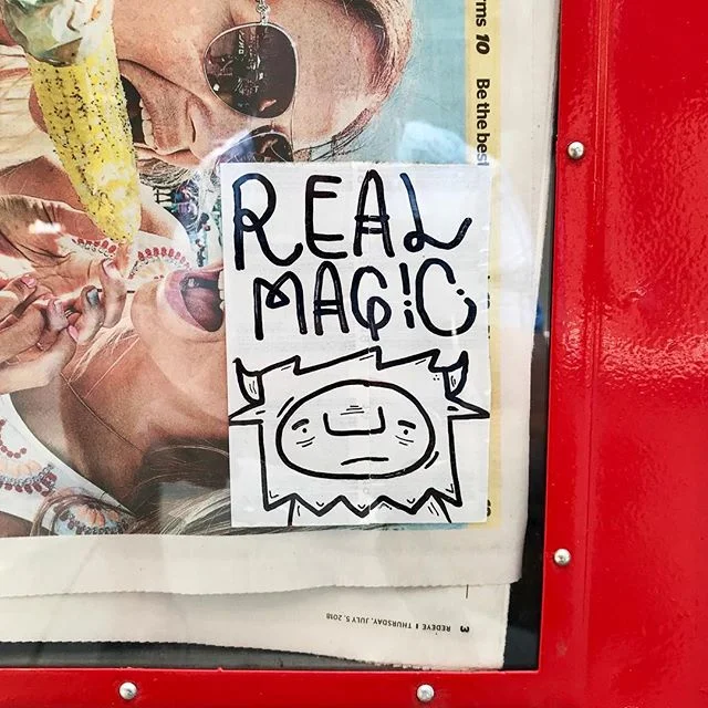 @_pennypinch_ always workin&rsquo; that real magic!
.
.
#pennypinch #real #magic #realmagic #sticker #art #stickerart #streetart #chicago #streetarteverywhere #streetartphotography #streetartistry #streetartchicago #chicagostreetart #ambassadorofgood