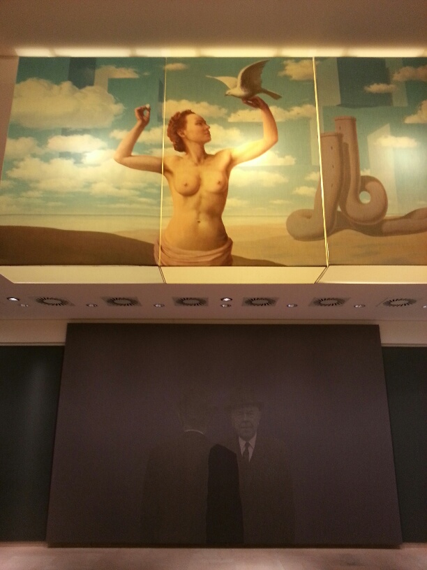 Lobby at the Magritte Museum