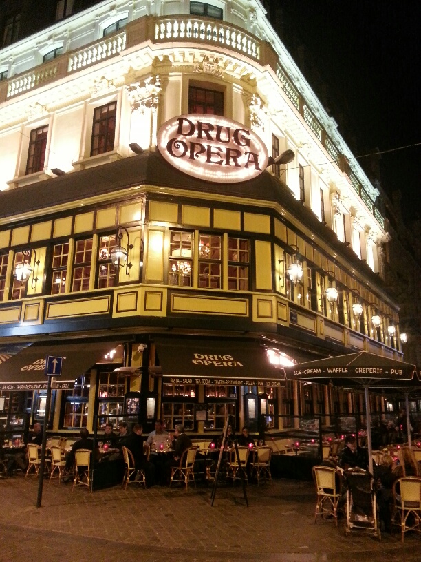 Famed Drug Opera cafe in Brussels' city center