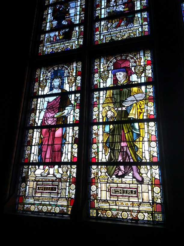 Stained glass windows at Rijksmuseum