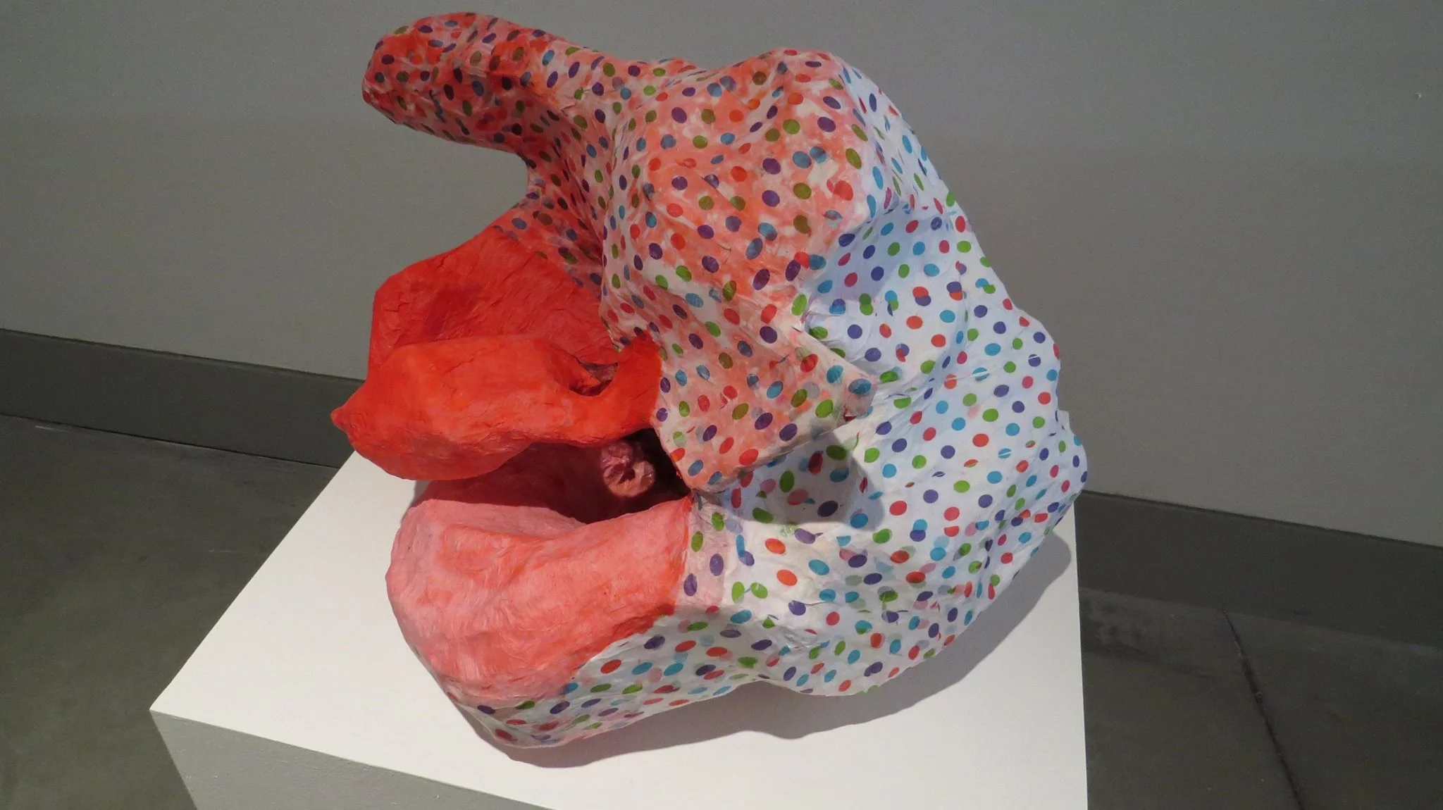 Spotted, 2013. Mixed media, wood, paper mache.