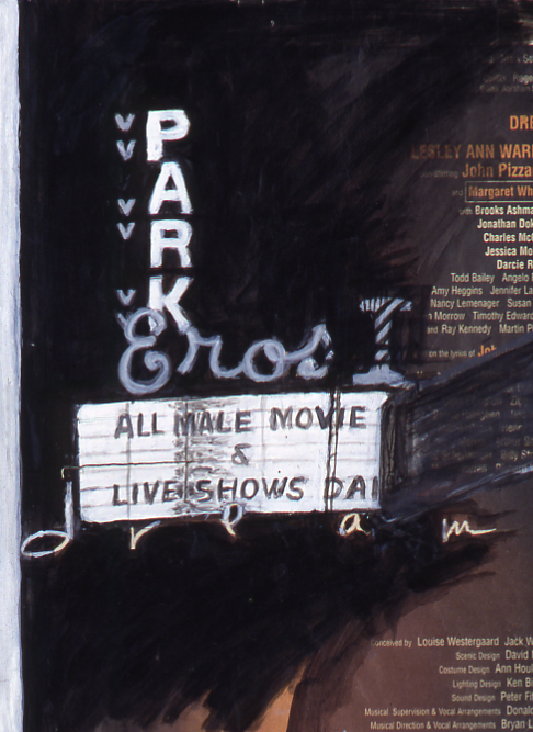 (Untitled) Eros 1, acrylic on newsprint, 12 x 16, 1998. Courtesy of the artist. 