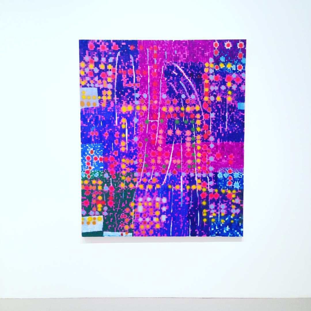 oRiOn, 2015, acrylic and oil on canvas, 72 in x 60 in.