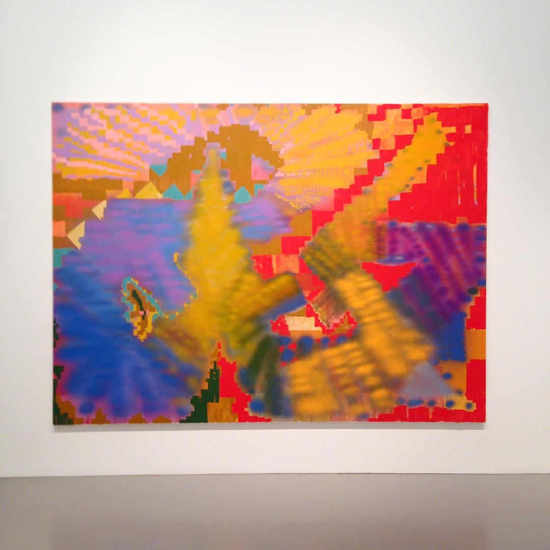Cleopatra, 2015, acrylic and oil on canvas, 96 in x 130 in.