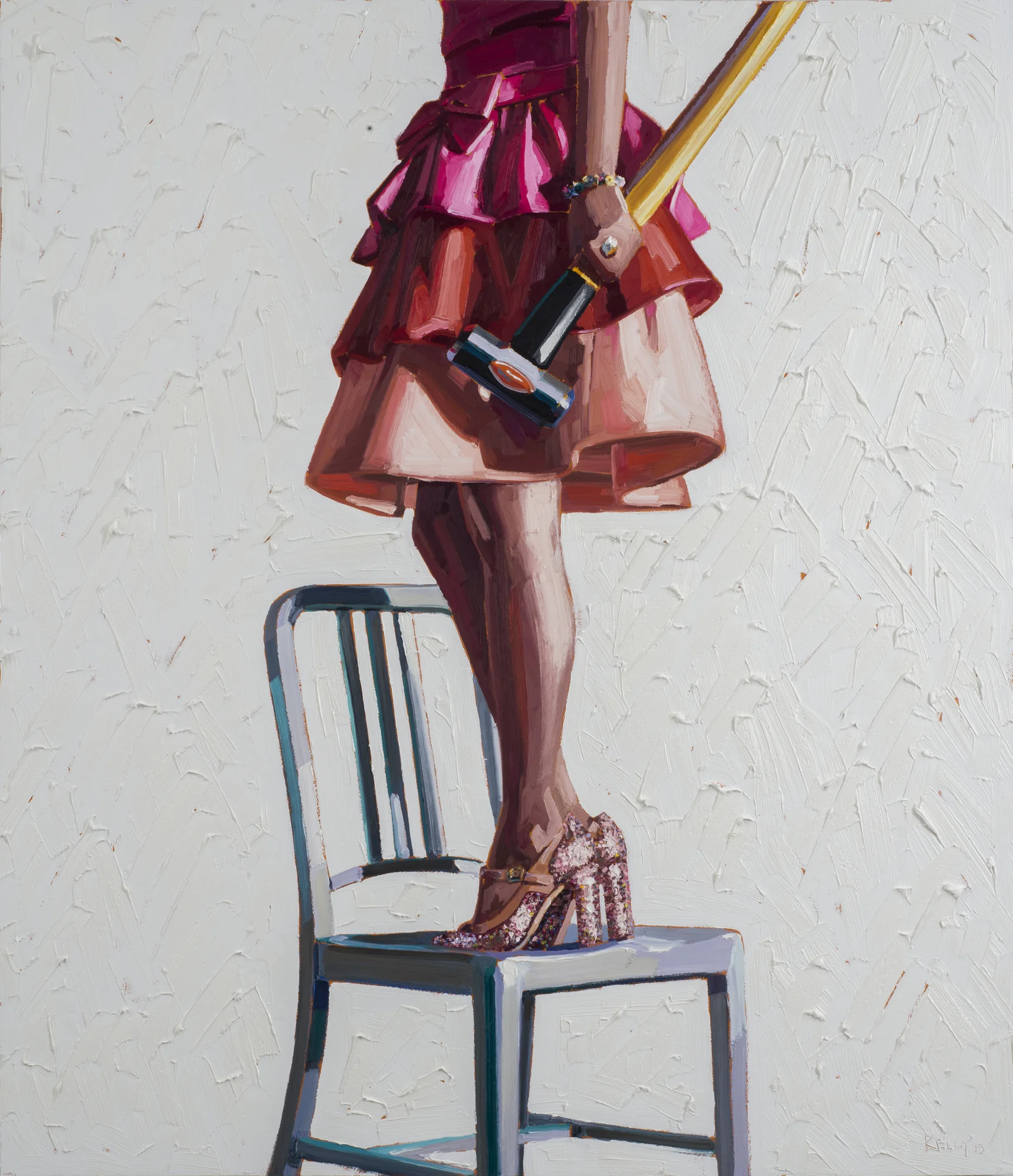 Smashing, 2015, oil on panel, 56 in x 48 in.