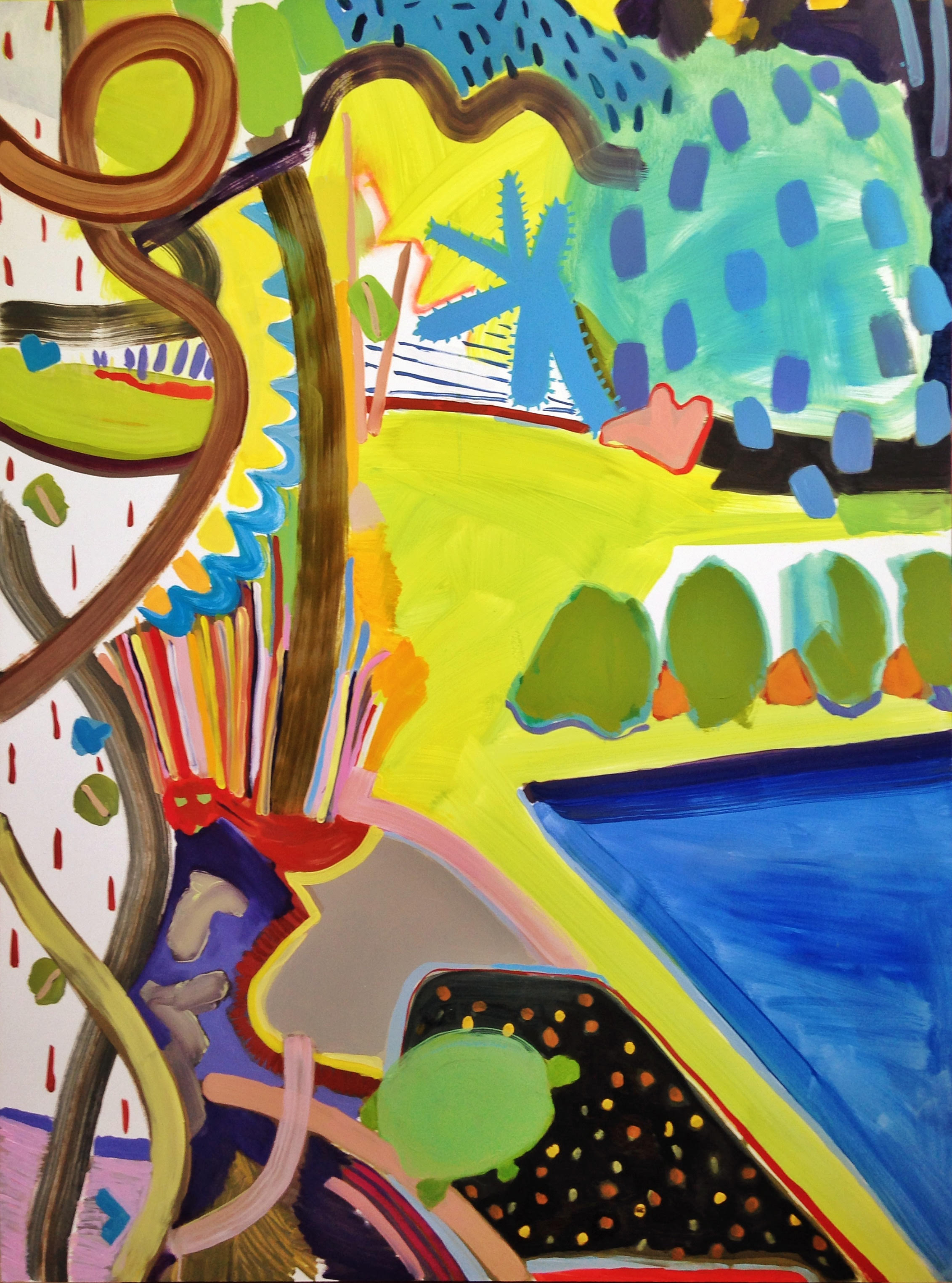 Nomad, 2015, oil on panel, 48 x 36.