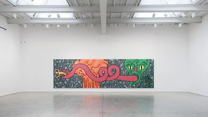 Installation view from 'Heaven and Hell', courtesy of Skarstedt Gallery, New York.