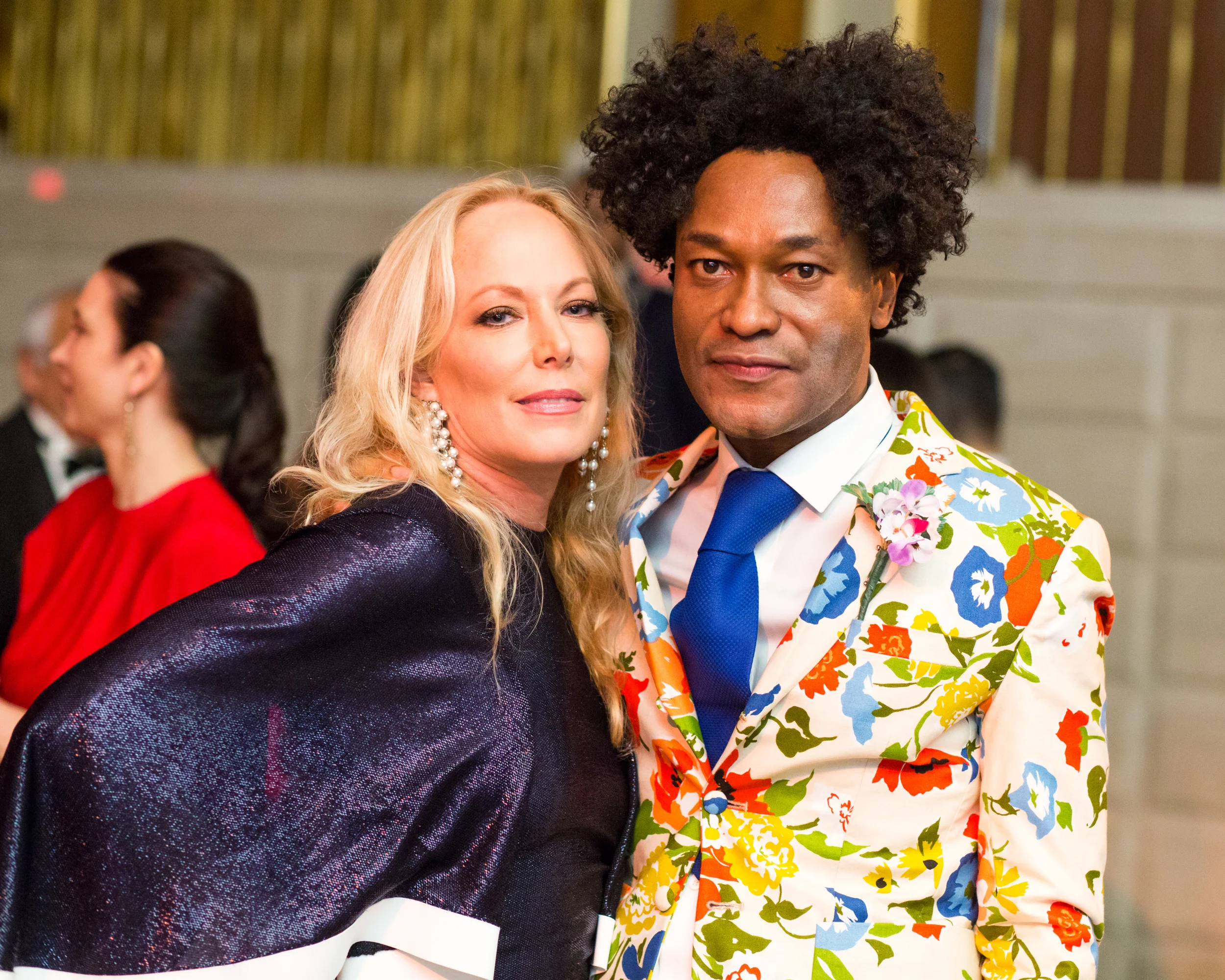 El Museo del Barrio's Gala honoring Ruben & Isabel Toledo and MAC Cosmetics, celebrating Antonio Lopez. Maria Eugenia Maury and Ike Ude. Photo by BFA/Carl Timpone.