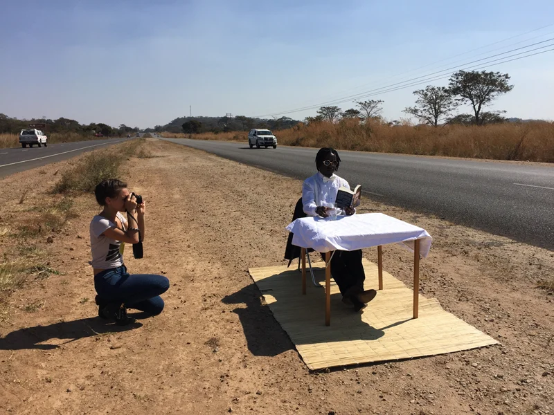 Zimbabwe Artist Residency, Summer 2015. Courtesy of the Catinca Tabacaru Gallery.