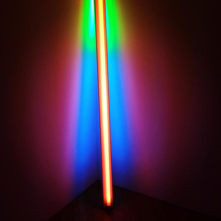 The Dan Flavin Art Institute in Bridgehampton, New York.
