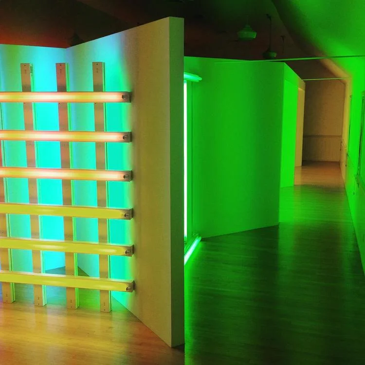 The Dan Flavin Art Institute in Bridgehampton, New York.