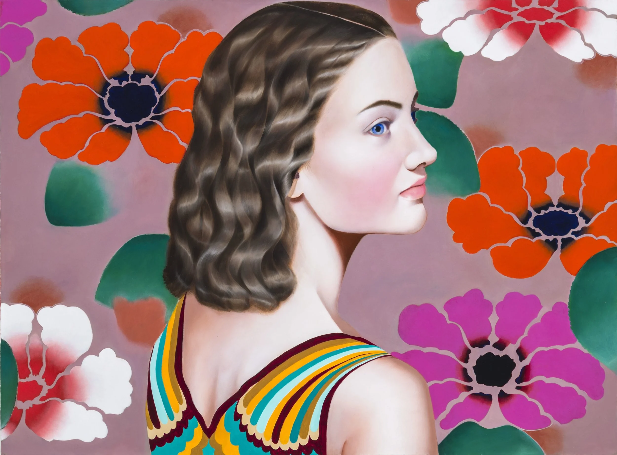 Little Wing , 2016. Oil on canvas. 18 x 24 inches . **Courtesy of Fredericks & Freiser, NY. 