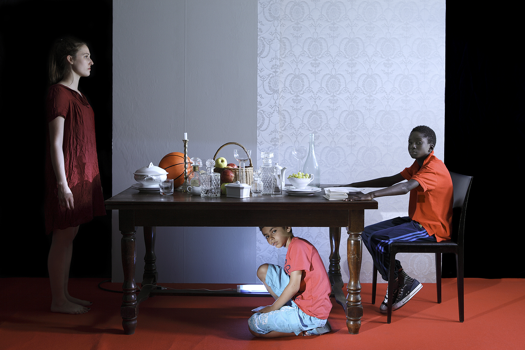 Halida Boughriet from the group show 'Guess Who's Coming to Dinner', 2015. Courtesy of the Richard Taittinger Gallery. 