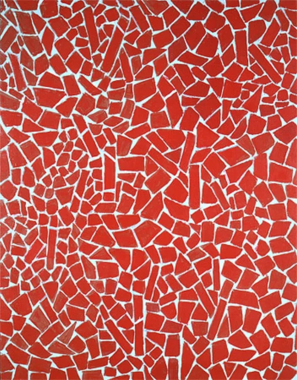 'Red Scarlet Sage', 1976, Alma Thomas.