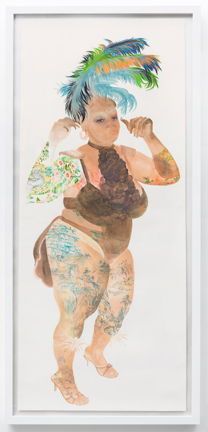 Firelei Baez, Anayansi, 2010, Collection of John P. Morrisey Photo: STUDIO LHOOQ