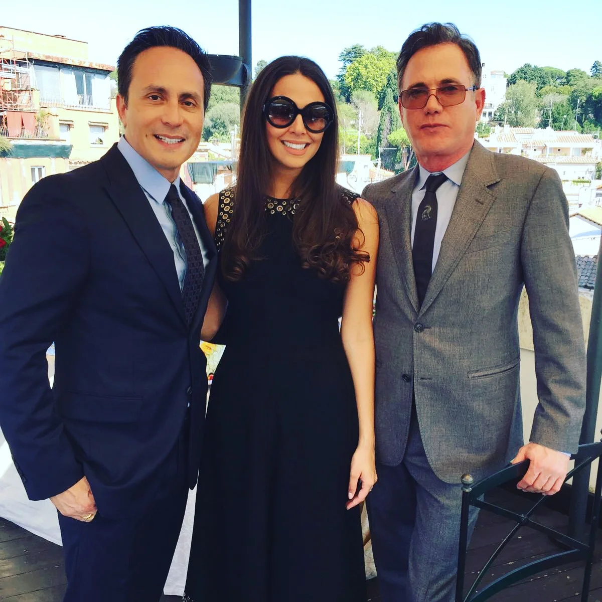 Carolina Alvarez-Mathies with Y.ES Contemporary's Council Members Mario Cader-Frech and Robert S. Wennett
