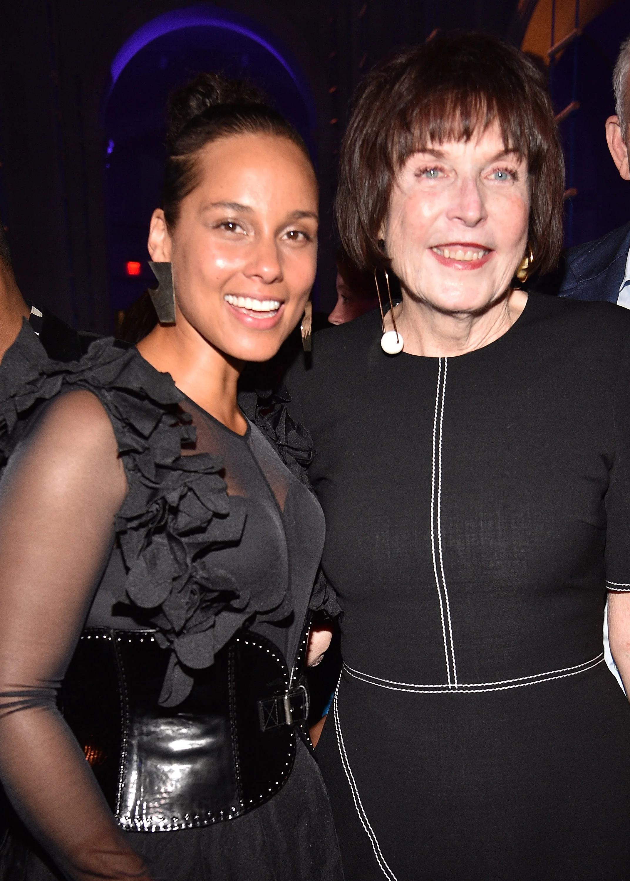 Alicia Keys and Marilyn Minter (Photo by Kevin Mazur/Getty Images for the Brooklyn Museum)