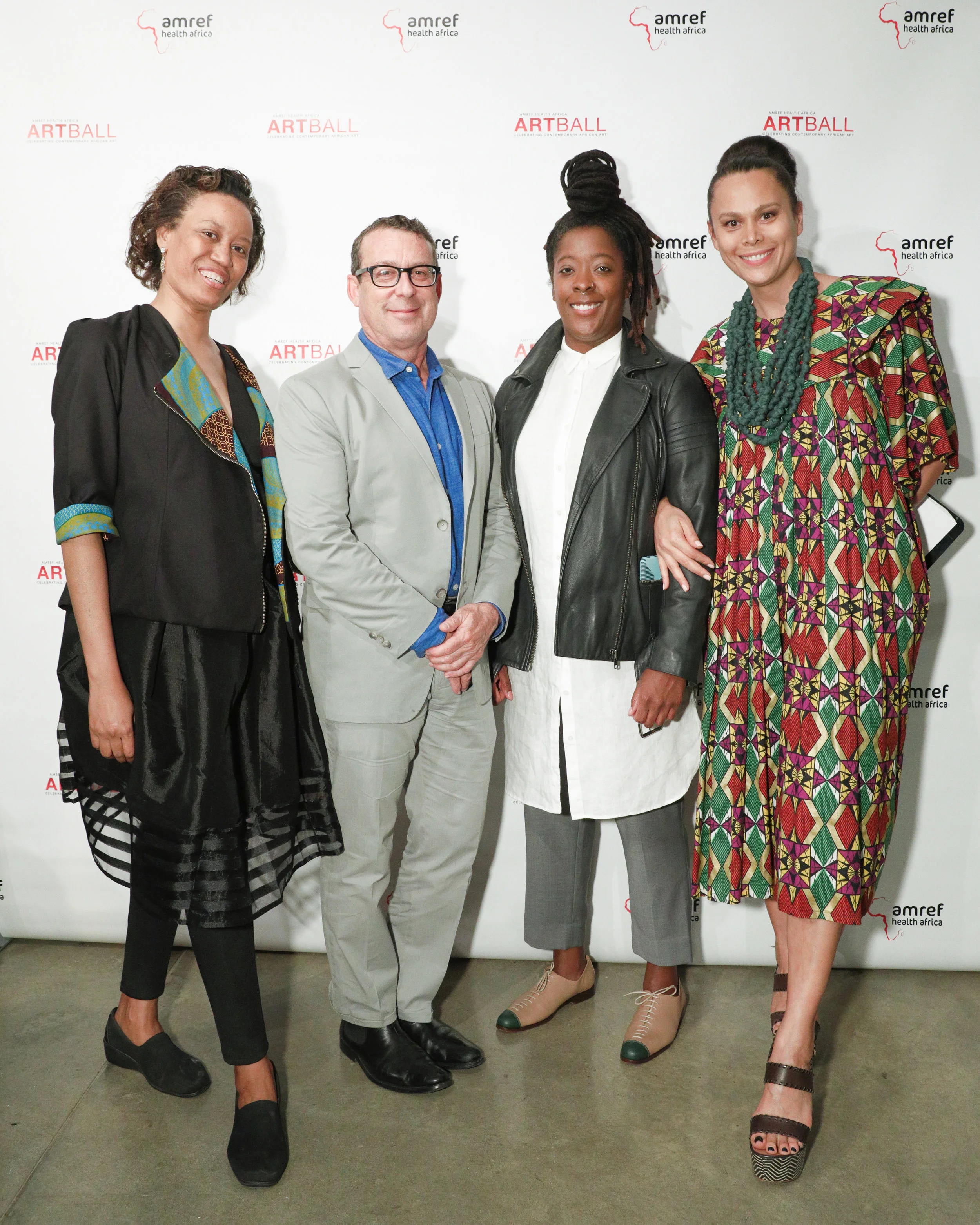 Atim Annette Oton, Jack Shainman, Nina Chanel Abney, Natalie Kates. Photo by Matteo Prandoni/BFA.
