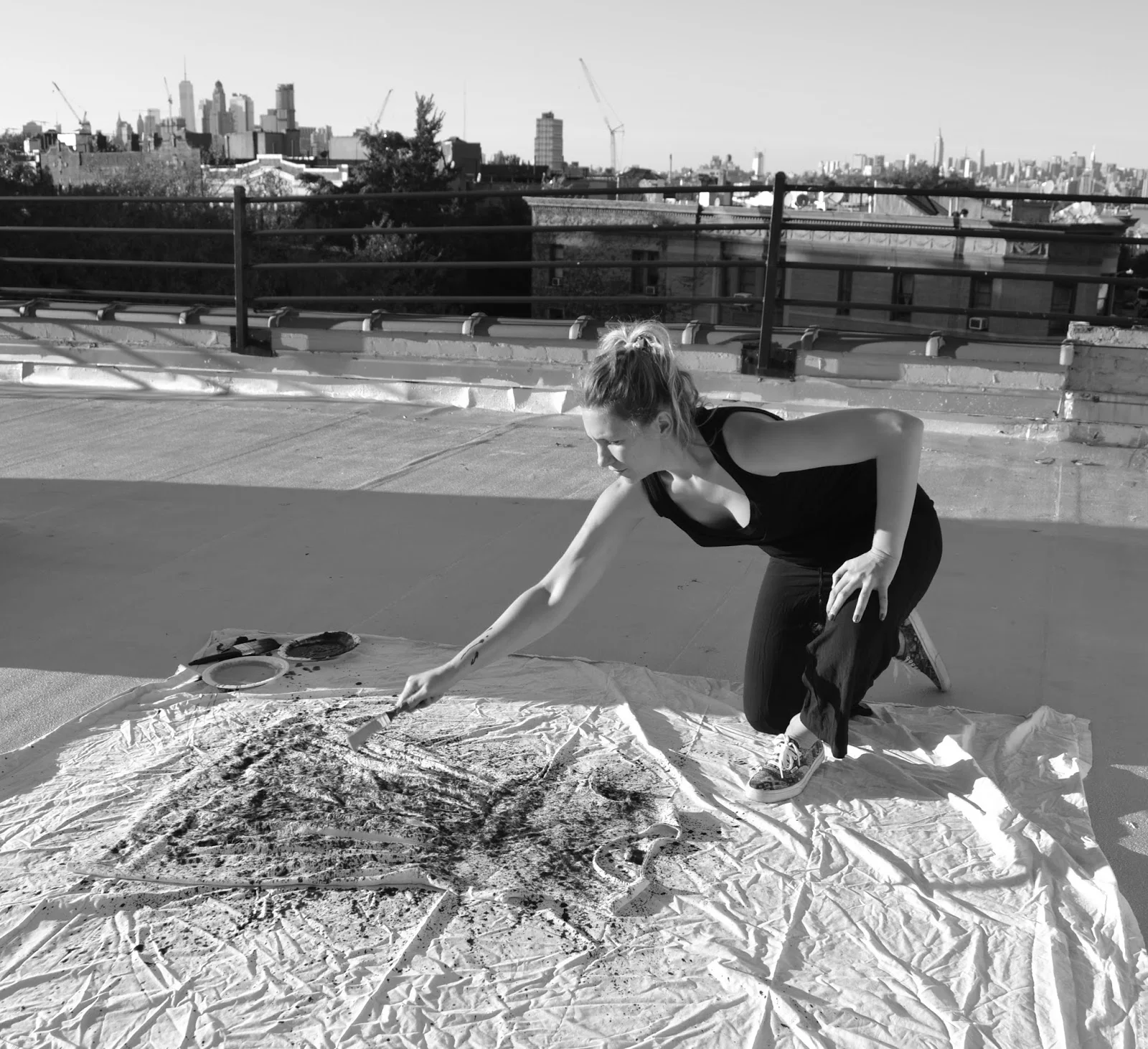 Artfully Awear x Jackson Pollock Action Painting. Courtesy of Ariel Adkins.