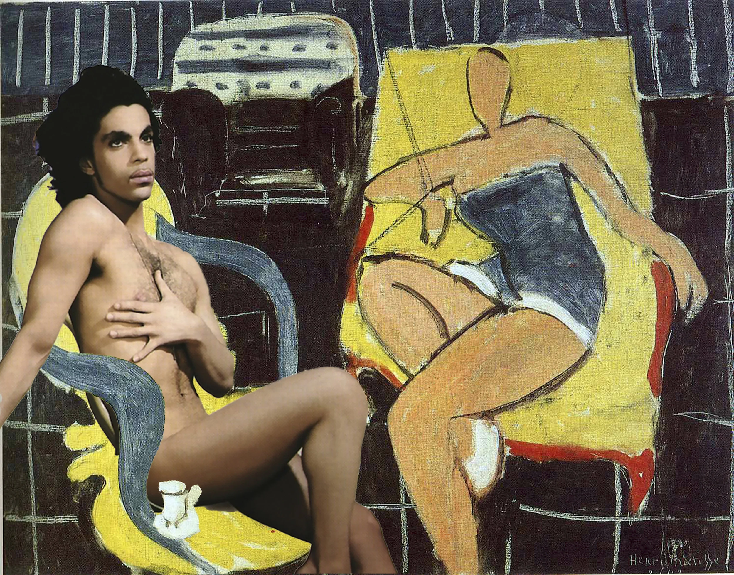 PRINCE MEETS MATISSE, 2016. Courtesy of the Artist.