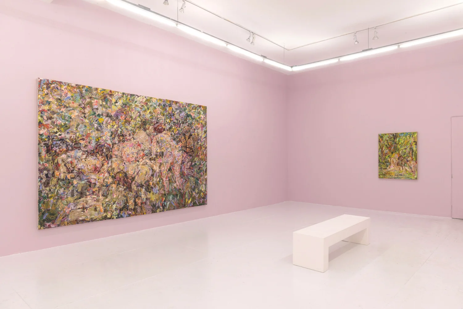 Installation view of In the Pink , 2018. Courtesy of The Hole, New York. 