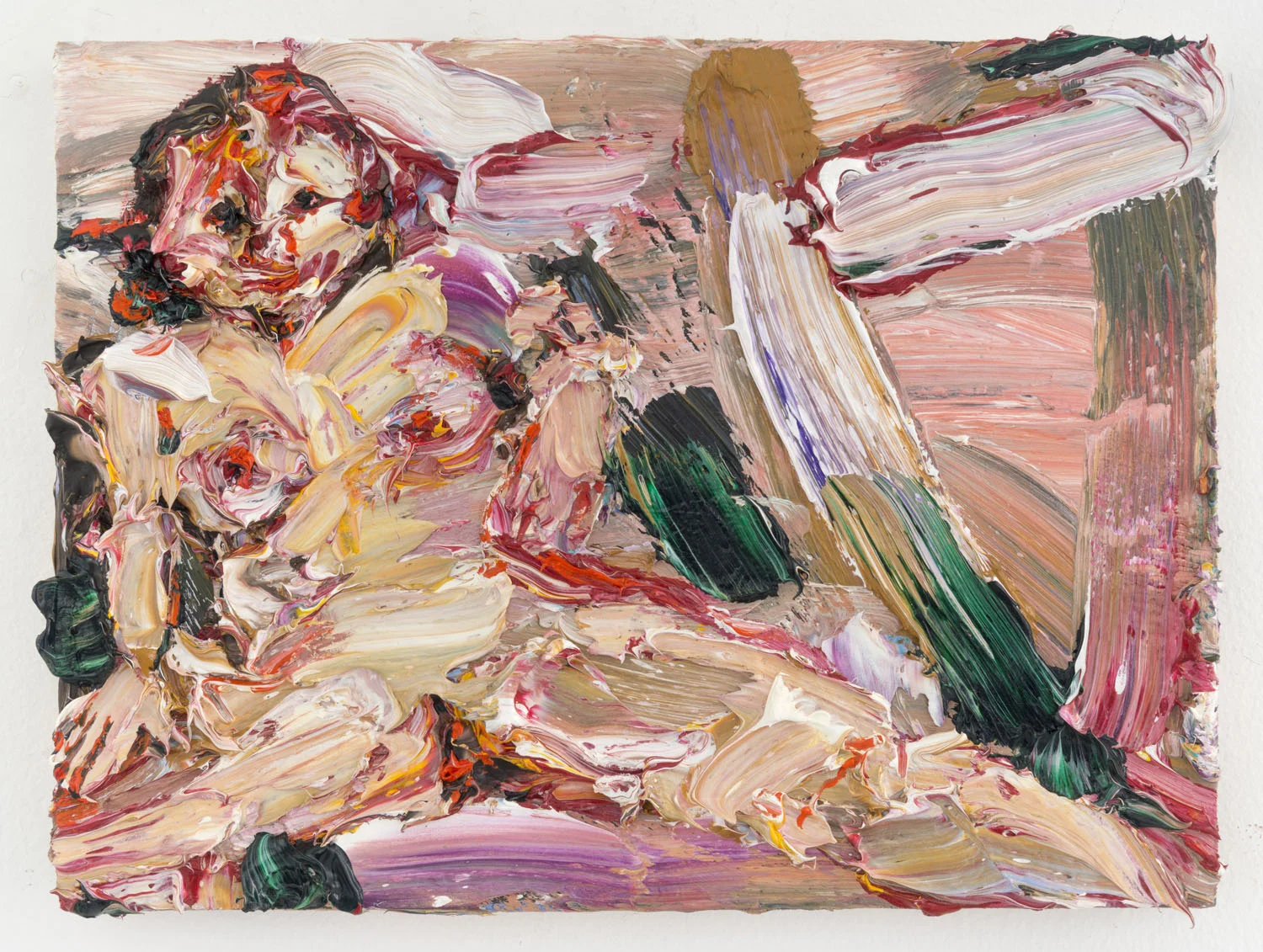 Exposure, 2018, oil on panel, 9 x 12 inches, 23 x 30.5 cm. Courtesy of The Hole, New York. 