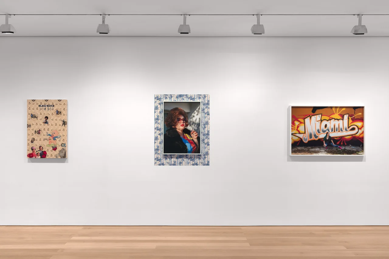 Installation view, Genevieve Gaignard: Counterfeit Currency, 2018, The FLAG Art Foundation. Photo Steven Probert. 
