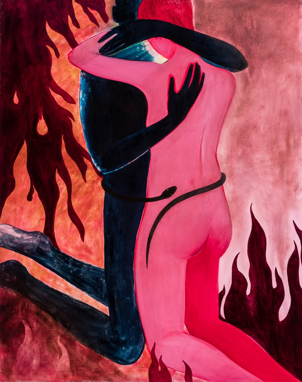 Closer Still, 2017. Oil on canvas. 48 x 38 inches. Courtesy of the artist.