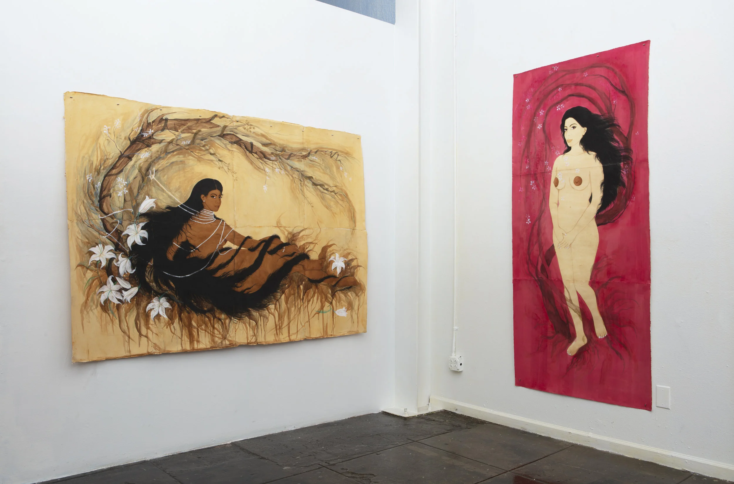 Hiba Schahbaz, The Garden, Installation Details, New Image Art Gallery, 2018.