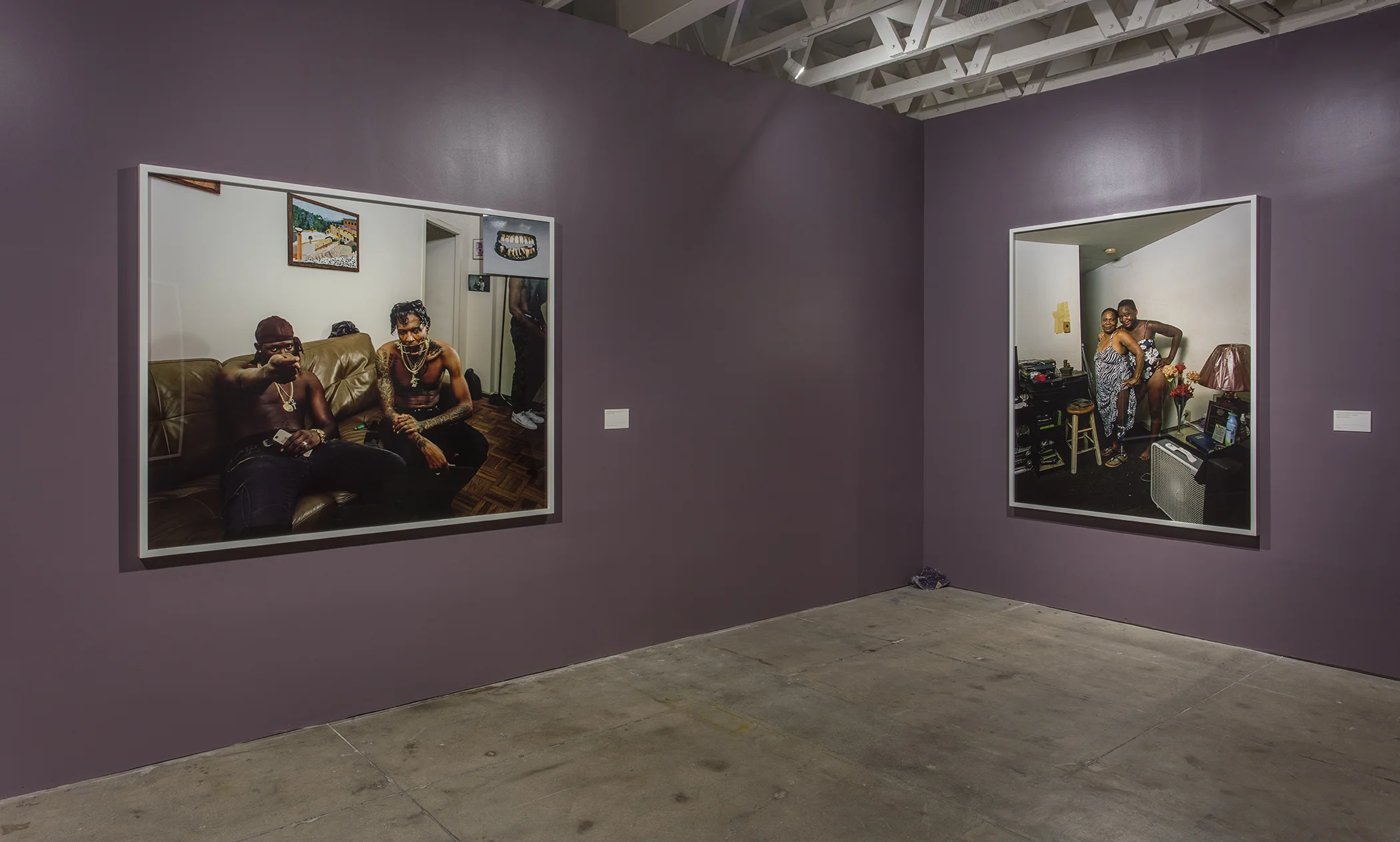 Installation view, Deana Lawson: Planes at The Underground Museum. Courtesy of The Underground Museum. Photo by Brian Forrest.