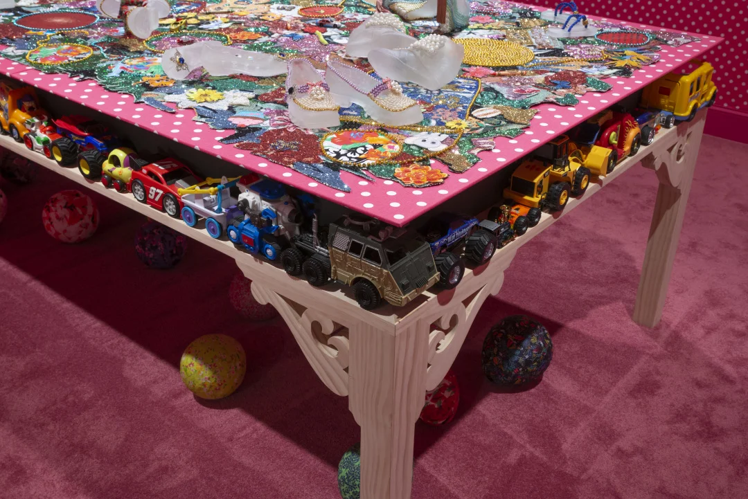 Ebony G. Patterson , ...and babies too... . 2016-2018. Courtesy the artist and Monique Meloche Gallery, Chicago