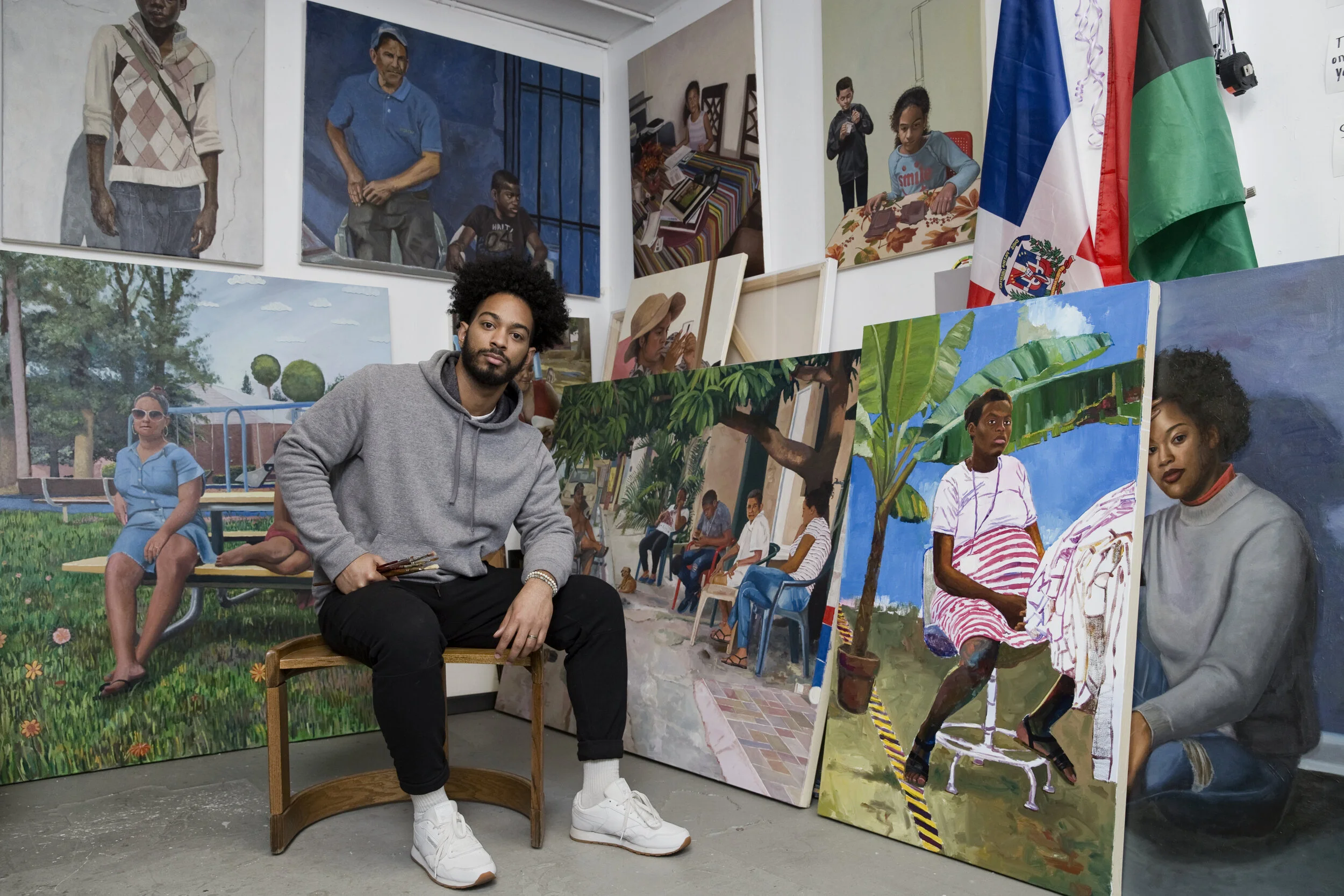 Art Convo with Raelis Vasquez: A Focused Responsibility on Black Latinx Figures in His Paintings