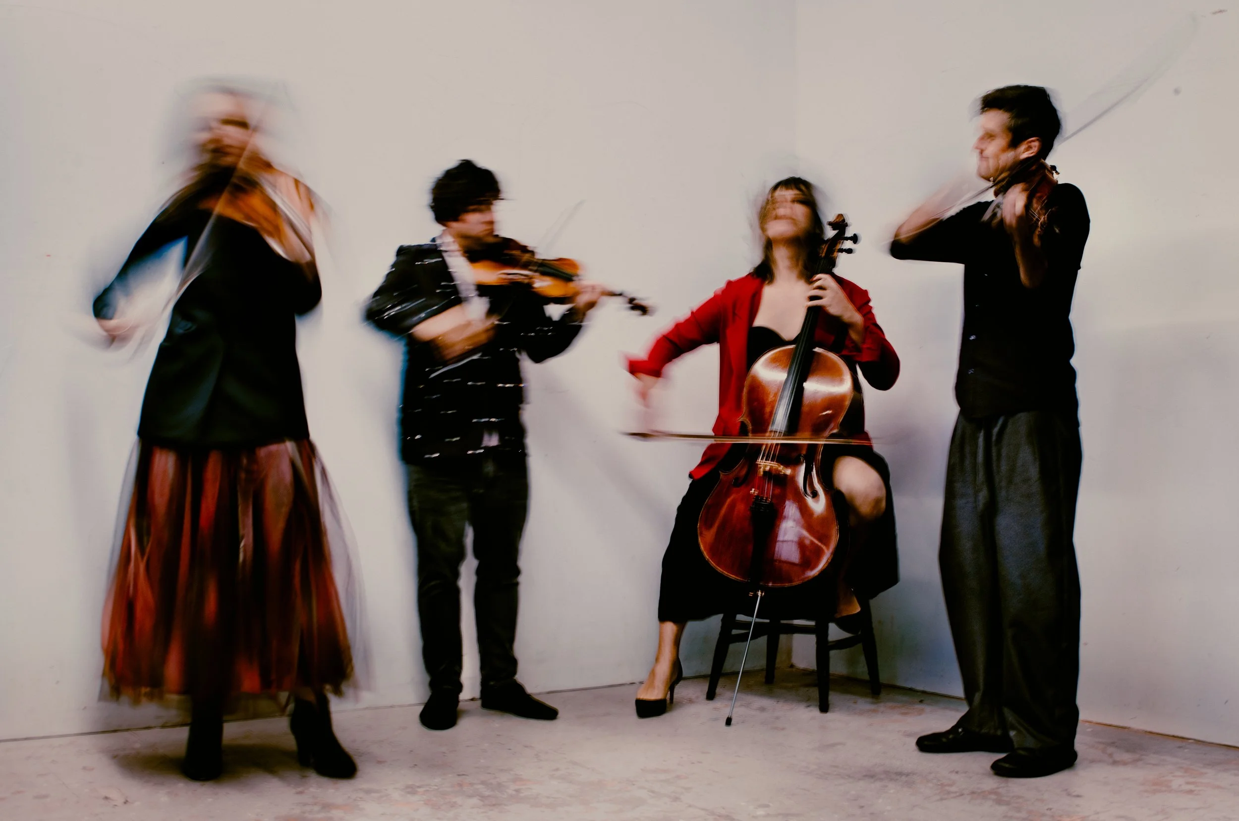 David Goddard Photography Sessions Attacca Quartet Off The Grid Blur in Brooklyn