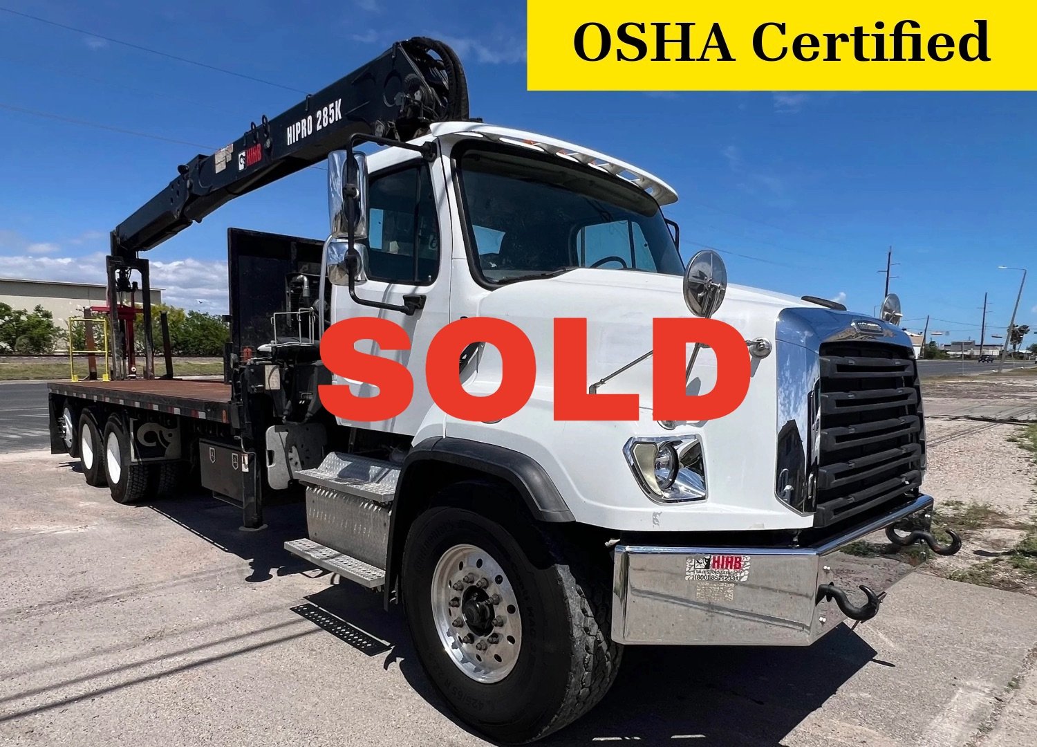 SOLD - 2017 Freightliner 114SD Knuckle Boom