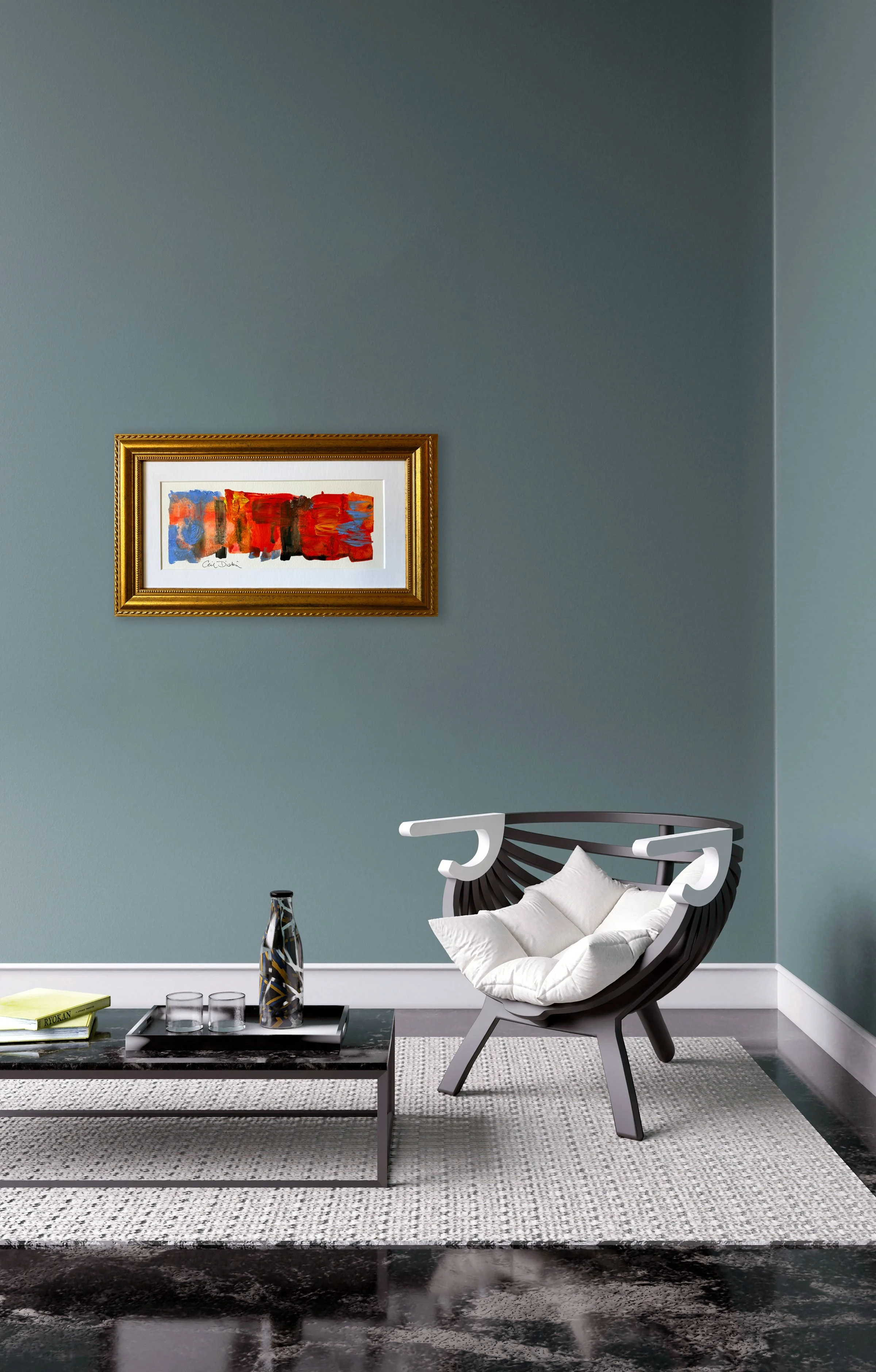Balthazar matted & framed, in scene. (Copy)