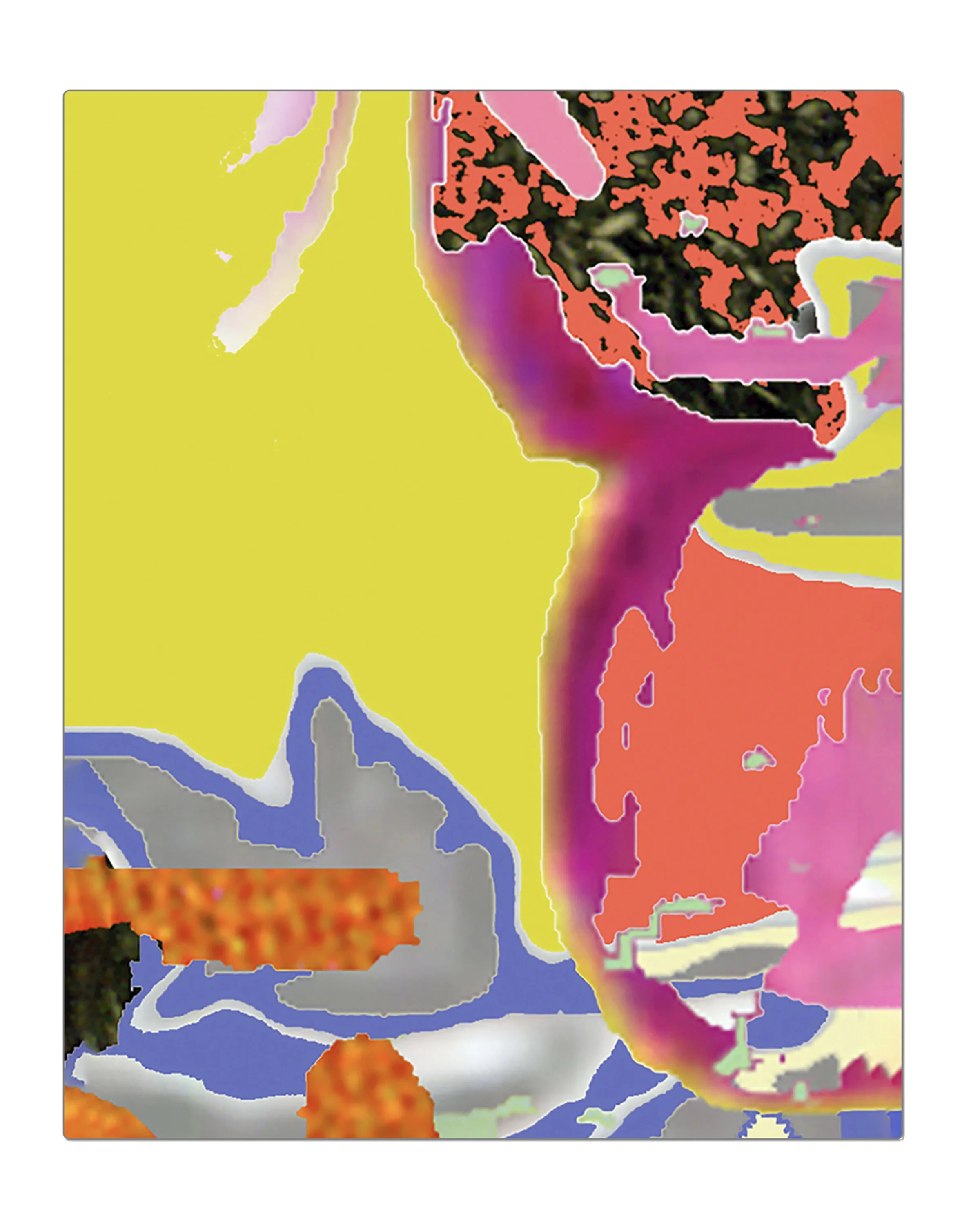 List. 16”x20” acrylic print. Ceil Diskin, 2020.