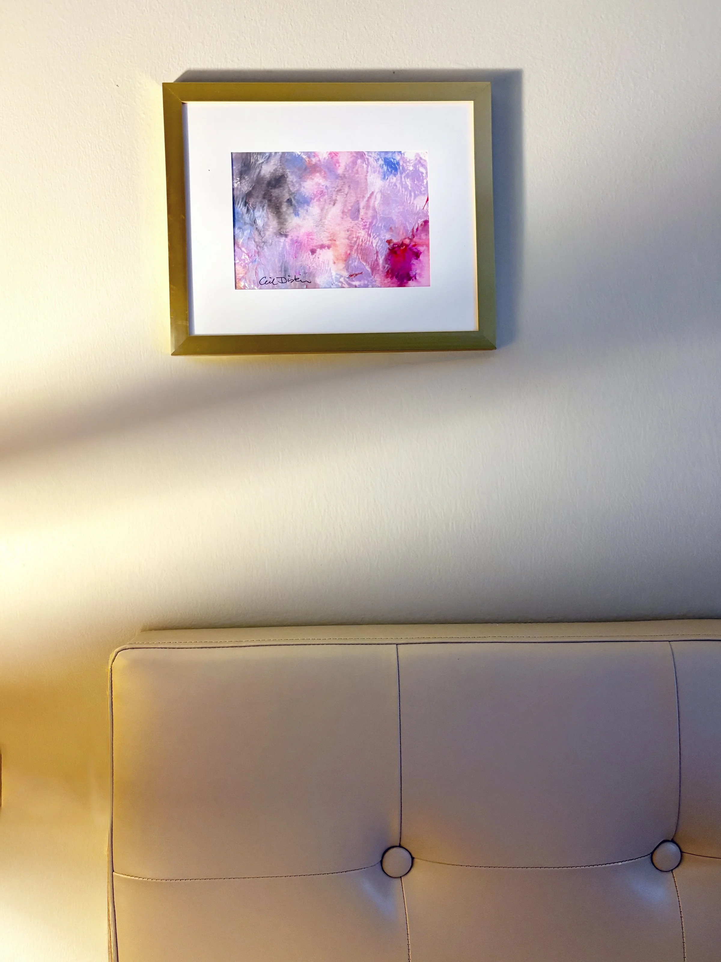 Francoise over headboard