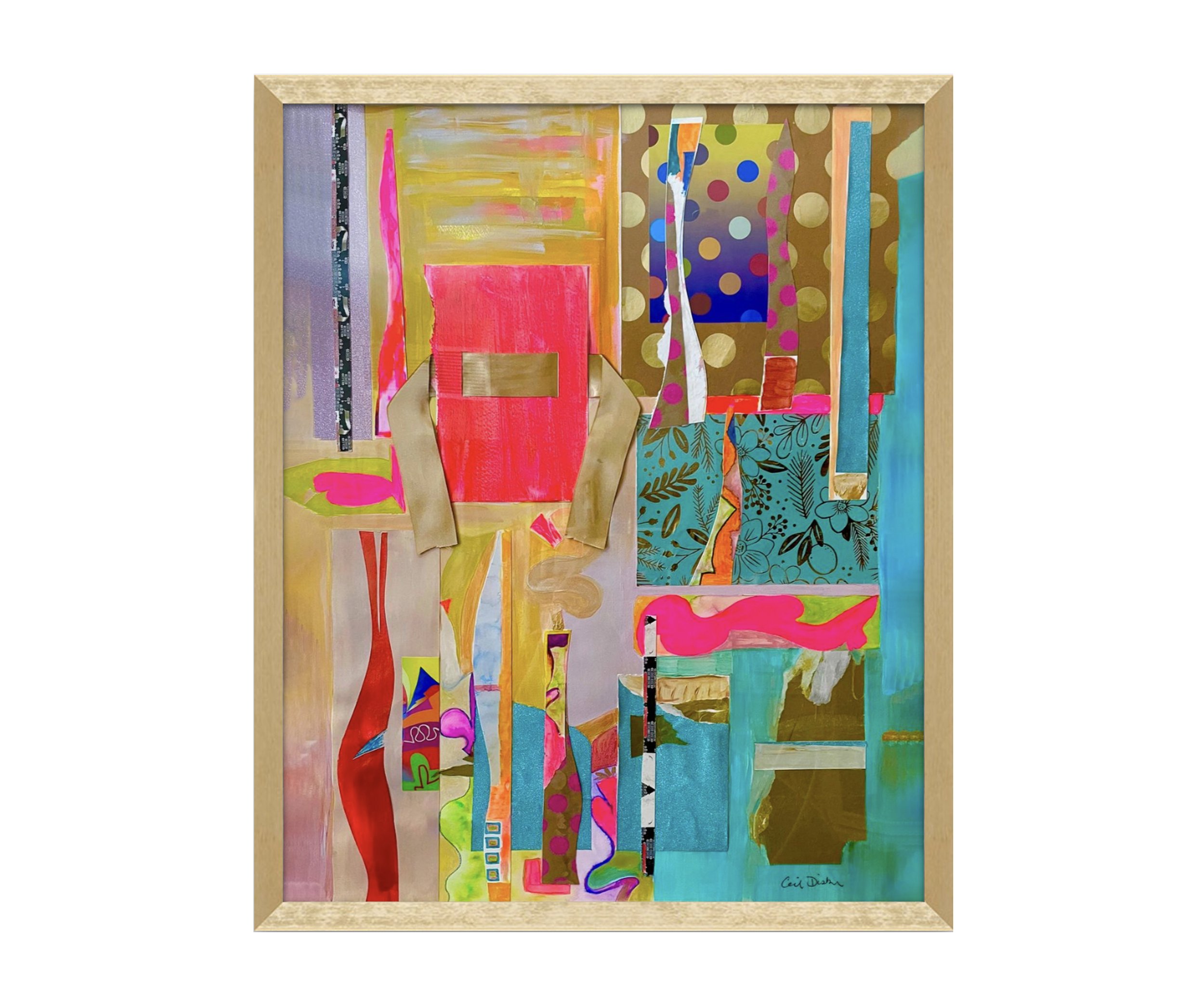 Daisy & Billy - gold frame