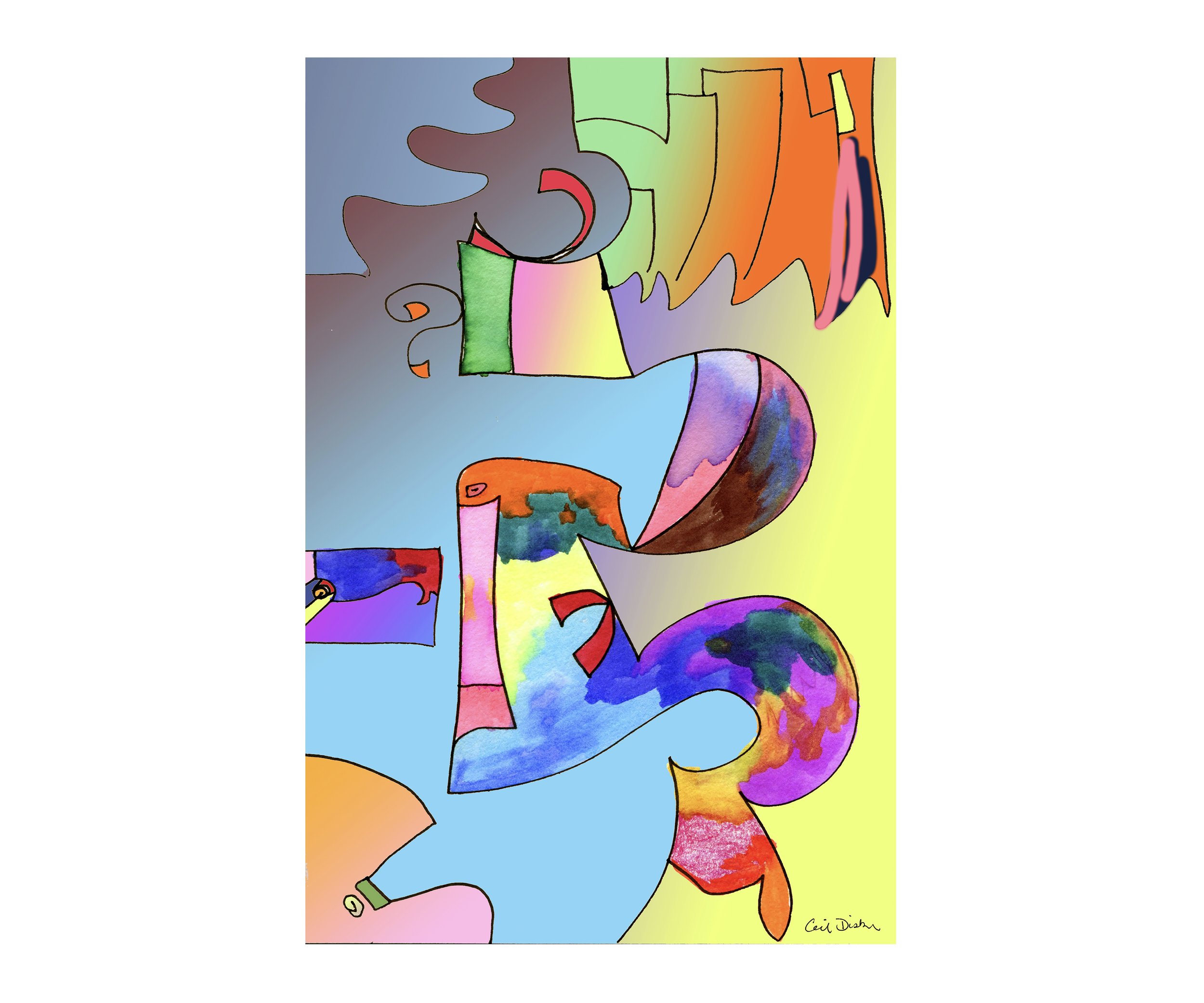 What?!, Digital Painting