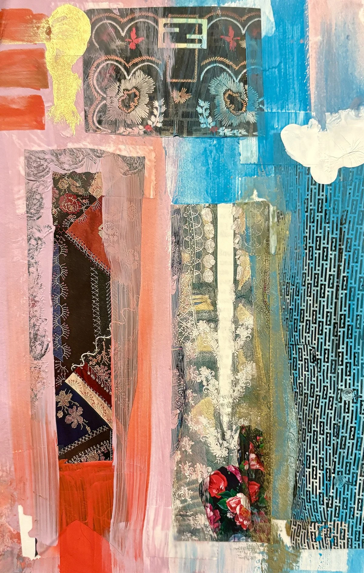 Pretty 7x11 mixed media collage on paper Ceil Diskin 2025-small.jpg