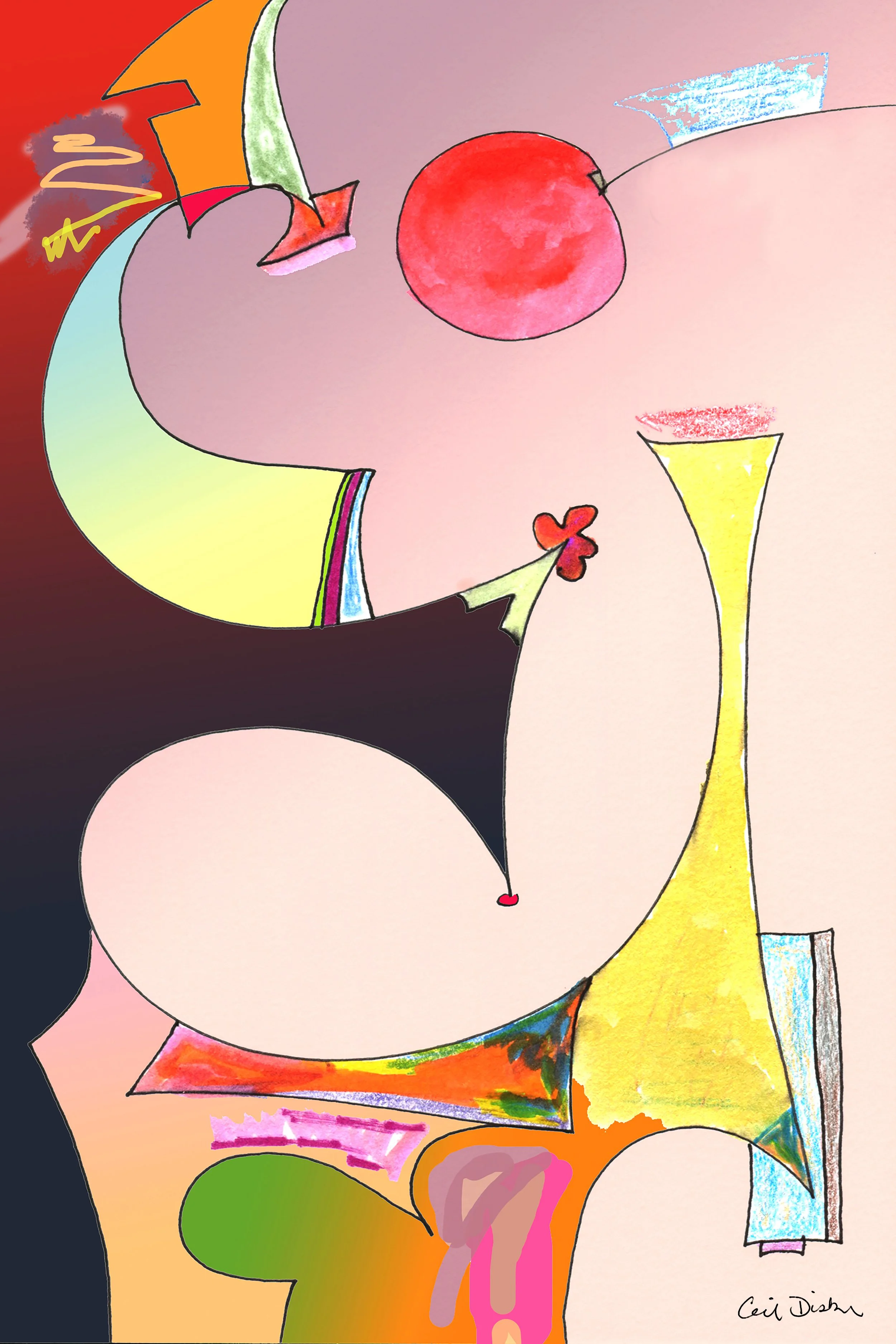 Cherry 16x24 digital painting CeilDiskin 2021.jpg